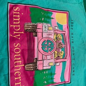 Simply Southern Graphic Tee in Pink and Green